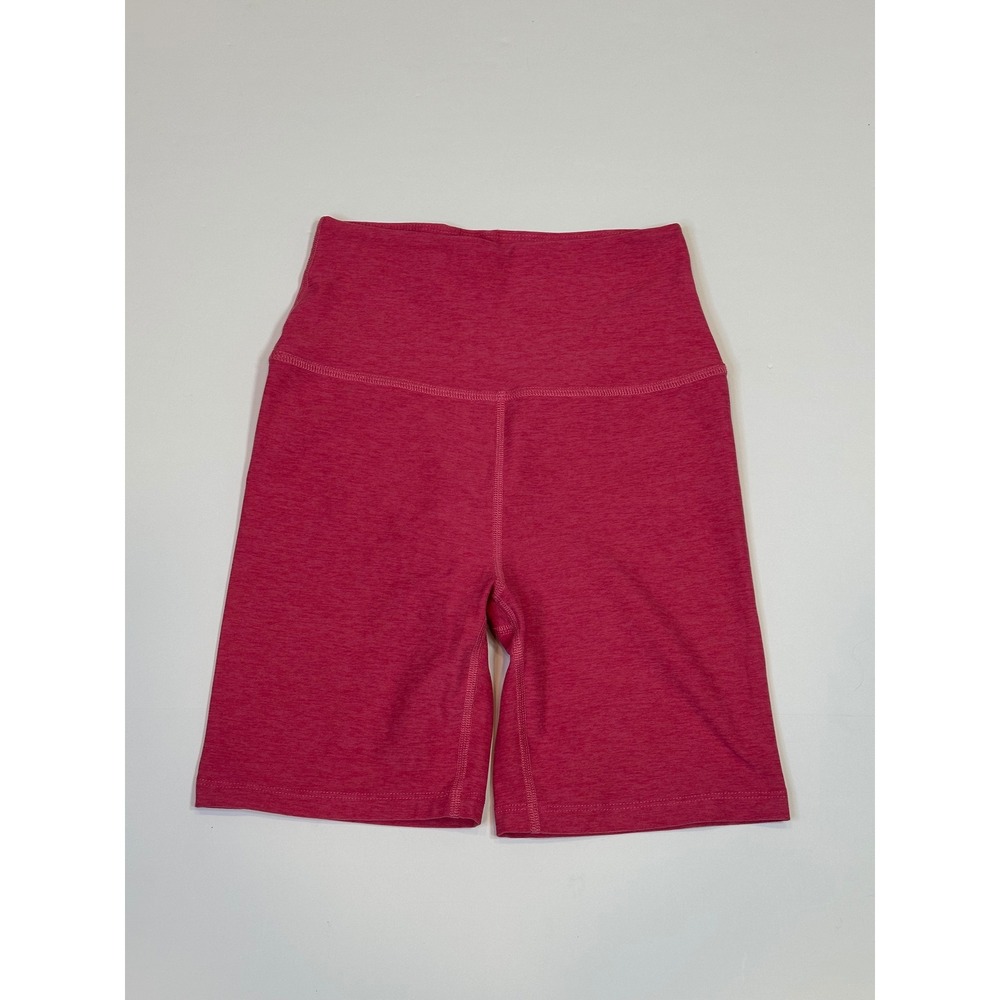 Beyond Yoga Spacedye Keep Pace 5" Biker Short | Berry Red Heather |‎ M